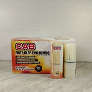 Foot Valve Plastic Fot Clap PVC Brand CAB 1'' 1In 1 Inch Jumbo Large Plastic