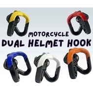 KARZTEC DUAL HELMET HOOK - UNIVERSAL