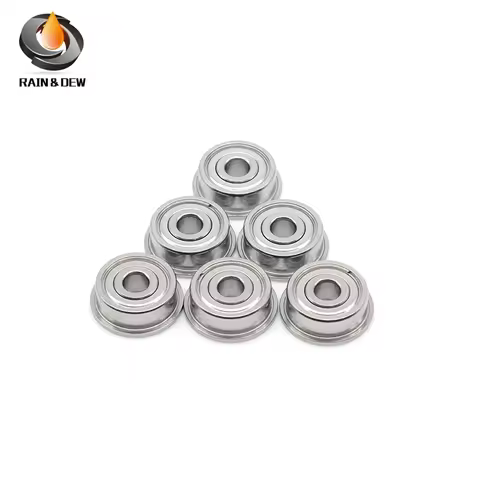 F623ZZ Flange Bearing 3x10x4 mm ABEC-7 ( 10 PCS ) Flanged F623 Z ZZ Ball Bearings