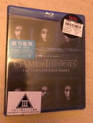 全新未拆!🈹️<權力遊戲 第六季 Games of Thrones  The Complete Sixth Season> 藍光 Blu-ray 四碟裝 全套出讓