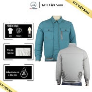 KCT air conditioner jacket, protective jacket with body cooling fan, 3 fan modes, 30000mAh battery, 