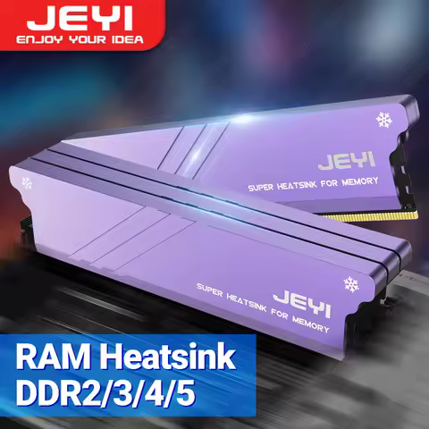 JEYI Memory RAM Heatsink With Thermal Pads, Desktop RAM Cooler DDR Radiation Dissipate for PC DIY DD