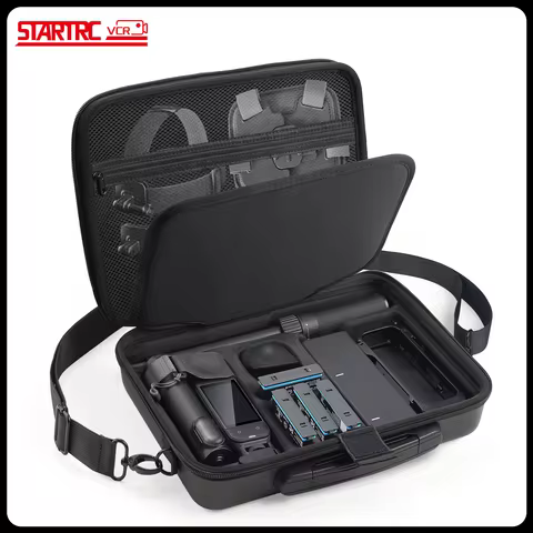 Carrying Case for Insta360 X5, Large Capacity Waterproof Travel Bag Protective Case Organizer for In