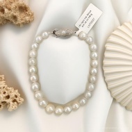 Akoya Saltwater Pearl Bracelet with white mother of pearl (LNT0037) - MOON Jewelry