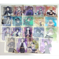 260509 Demon Slayer / Kimetsu no Yaiba official merch (8) clear card Doma Kokushibo Akaza Muzan Muic