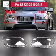 Left+Right Side for-BMW X3 F25 201-2013 Car Headlight Lens Cover Head Light Lamp Transparent Lampshade Light Lens Shell