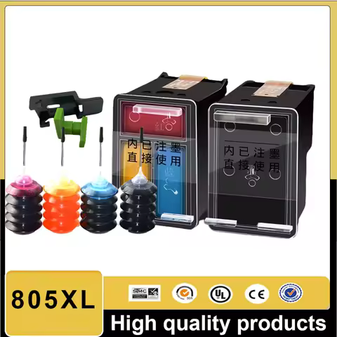 For hp 805 805XL Premium Remanufactured Color Inkjet Ink Cartridge for HP DeskJet 1210/ 1212/2330/23