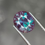 3.6 Ctw Lab Grown Alexandrite Color Change (Czochralski) Oval Cut 10.5 x 8.4 (mm)