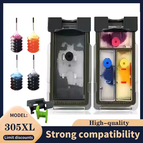 vilaxh 305XL Ink Cartridge for HP 305 XL DeskJet 2710 2730 2720 4110 4120 4130 4134 2320 Envy 6020 6