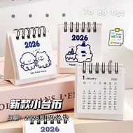 2026 New Style Desk Calendar 2026 Creative Simple Desk Desk Decoration Calendar Cartoon Schedule Pla