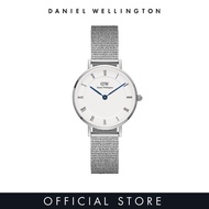[2 years warranty] Daniel Wellington Petite Roman numerals 28mm White Dial Rose gold / Silver - Fashion Watch for women - Stainless Steel Strap Watch - Female Watch - DW Official - Authentic นาฬิกา ผู้หญิง