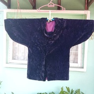 Kimono Haori Purple Velvet Vintage