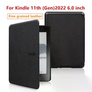 Case For Kindle 11th Generation 2022 6.0 inch Ebook Fine Grained Leather Cover for Kindle 2022 Relea