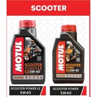 MOTUL SCOOTER POWER LE 4T 5W-40 💯 SYNTHETIC ORIGINAL