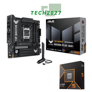 AMD Ryzen 5 9600X 3.9 GHz 6-Core AM5 Processor with ASUS TUF GAMING B850M-PLUS WIFI AM5 M-ATX Mother