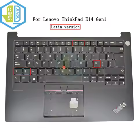 LA Latin Keyboard With Palmrest Upper Case C Cover For Lenovo Thinkpad E14 GEN1 E14 GEN 1 20RA 20RB 
