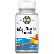 KAL  L-Theanine Stress B Lozenge, B Complex Vitamin Supplement, Healthy Relaxation, Mood & Focus Sup