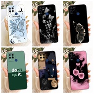 New Case For Realme C17 C15 C12 Casing RMX2180 RMX2189 RMX2101 Fashion Butterfly Shockproof TPU Cove