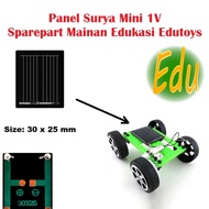 Panel Surya Mini DIY Solar Cell 1V 80mA Sparepart Mainan Edukasi Tenaga Matahari