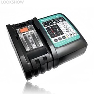LOOKSHOW DC18RC For Makita 18V Drill Battery Charger 3A Li-ion Charger for Makita 14.4V 18V LXT BL18