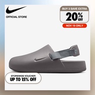 Nike Men's Calm Mule Sandals - Flat Pewter ไนกี้ รองเท้าเปิดส้นผู้ชาย Calm - สีแฟลตพิวเตอร์