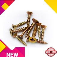 10PCS M3.5 & M4 Chipboard Screw Wood Screw Skru Papan DIY Pack (rainbow) PHILIPS HEAD plywood screw 