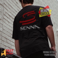 Ayrton Senna Casual Tshirt 100% Cotton