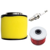Motorcycle Air Filter & Oil Filter & Spark Plug parts for Honda FourTrax 300 Foreman 400 4
