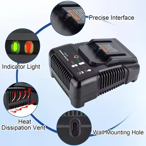 For RIDGID AEG Li-ion Battery Fast Charger For AEG 14.4V18V Serise Electric Drill Screwdriver Tool H