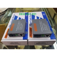 100MB photoelectric converter, 1 fiber optic 25Km Single mode NETLINK code HTB-1100S.
