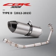 51mm Motorcycle Exhaust Front Middle Link Pipe Racing Elbow Exhaust Pipe Modified Escape Tube For CB