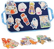 CHEFAN Felt Board for Toddlers, 4 Set Nursery Rhymes Felt Pieces, Precut Flannel Figures, Humpty Dum