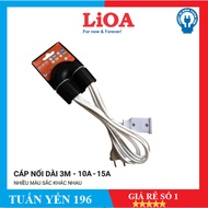 LIOA 10A Extension Cord, 2-core Cord length 3m/5m/10m/15m