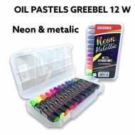 Neon & Metallic Greebel Oil pastels Neon & Metallic Greebel Crayons Greebel crayon/