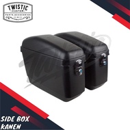 TERLARIS SIDE BOX SIDE BAG BOKS TAS SAMPING PANNIER BRACKET RACK TAS KANEN TOURING EDITION MOTOR BEN