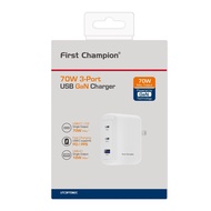 First Champion 70W USB-C GaN Charger-UTC3P70W2C