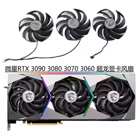 Original Superdragon Graphics Card Fan for MSI RTX 3070 3070 Ti 3080 3080 Ti 3090 3090 Ti