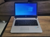 USED HP ProBook 440 G3 i5 gen6 2.4ghz ram 8g ddr4 ssd M.2  128 g จอ 14 นิ้ว คีย์บอร์ดเรืองแสง