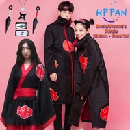 Anime Naruto Akatsuki Cape Cosplay Costume mask| Children/Adult Itachi and Uchiha Sasuke Cape, Hallo