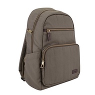 Travelon Anti-Theft Courier Slim Backpack, Stone Gray One Size