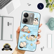 HP Trinnity_shop - Case Glasshp For poco M7 PRO 5G [T119].