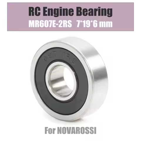 MR607E 2RS 7x19x6mm Front Engine Ball Bearing 1PC Double Sealed ABEC-3 C3 Bearings For NOVAROSSI .21