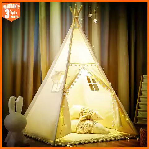 Portable Kid Tent 1.6M/1.3M Children's Play House Wigwam Teepee Tipi Toddler Ball Pit Castle Play Ro