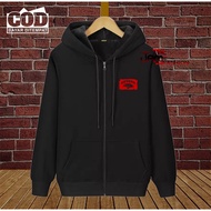 MERAH J@ket Distro Zipper Nev4d4 Blok Quality Red Premium Quality Sweater Writing Sweater Words Scre