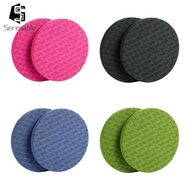 [Serenable] 2Pcs Yoga Knee Pads for Knees Elbows Wrists Hands 1.5cm Thick Round Support Pad