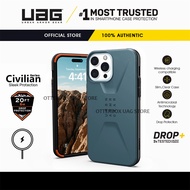 UAG iPhone 14 13 Pro Max / 14 Pro / 14 Plus / 14 Case Civilian Mag with Built-in Magnet Casing Drop Protection Casing Ultra Light iPhone Cover | Authentic Original