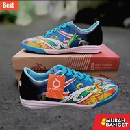 Trendy futsal shoes Ortuseight Bima Yudhistira futsal shoes Thick solebiru