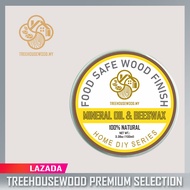 Mineral Oil & Beeswax Food Safe Wood Finish - 100mL
