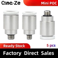 Mini pneumatic air quick connector PC threaded joint Micro POC3/4/6-M3/M5/M6 Hose Adapter Fittings