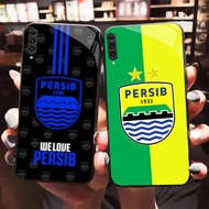 HK-29 Indonesian PERSIB Glass KACA Casing for Samsung Note A70 10Plus A10 A70S A7 10 A50 A02 2018 Pr
